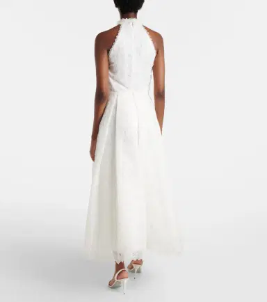 Costarellos Lavinia embroidered organza cocktail dress | Thumbnail 3