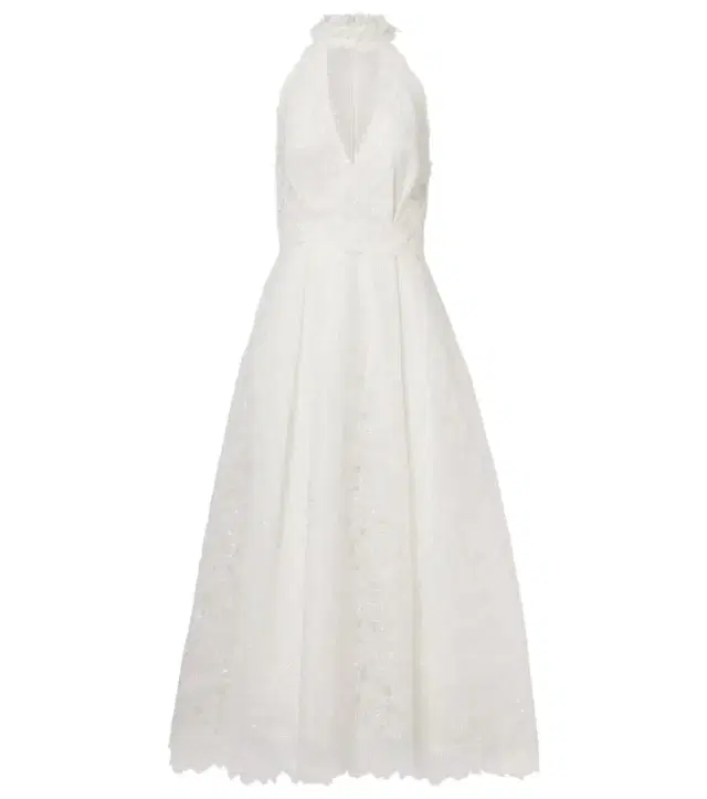 Costarellos Lavinia embroidered organza cocktail dress