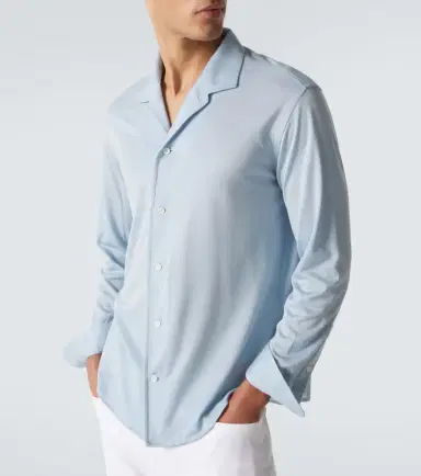 UMIT BENAN Franco silk shirt | Thumbnail 3 UMIT BENAN Franco silk shirt | Thumbnail 3