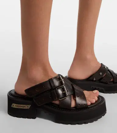 Balenciaga Venom leather platform mules | Thumbnail 6 Balenciaga Venom leather platform mules | Thumbnail 6