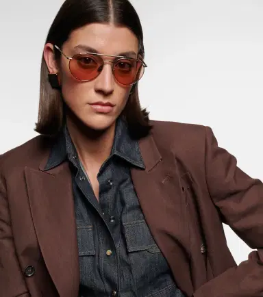 Brunello Cucinelli Timeless Reflection aviator sunglasses | Thumbnail 4