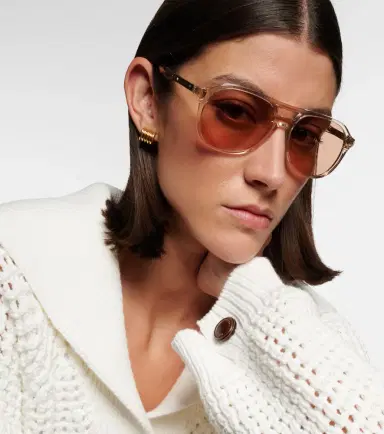Brunello Cucinelli Sartorial Sunset aviator sunglasses | Thumbnail 4