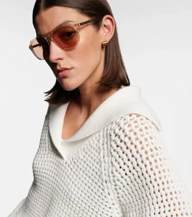Brunello Cucinelli Sartorial Sunset aviator sunglasses | Thumbnail 5