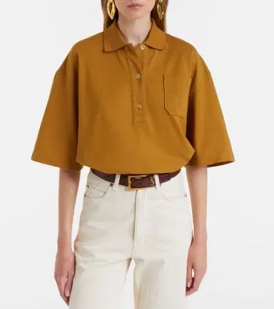 Saint Laurent Cassandre cotton polo shirt | Thumbnail 5 Saint Laurent Cassandre cotton polo shirt | Thumbnail 5