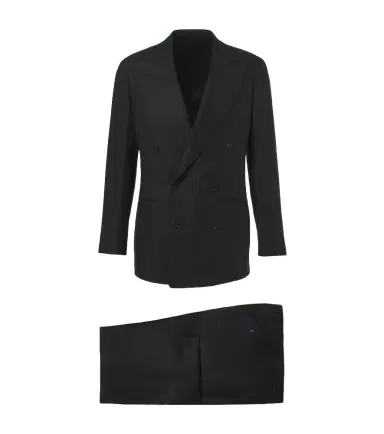 Saman Amel Double-breasted linen suit | Thumbnail 1 Saman Amel Double-breasted linen suit | Thumbnail 1