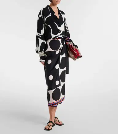 Dries Van Noten Embellished patent leather thong sandals | Thumbnail 6