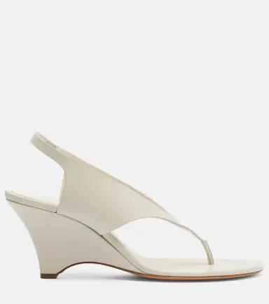 Le Monde Béryl Le Monde Béryl Langley leather wedge thong sandals | Thumbnail 2