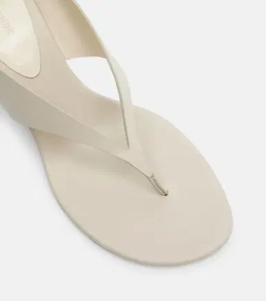 Le Monde Béryl Le Monde Béryl Langley leather wedge thong sandals | Thumbnail 3