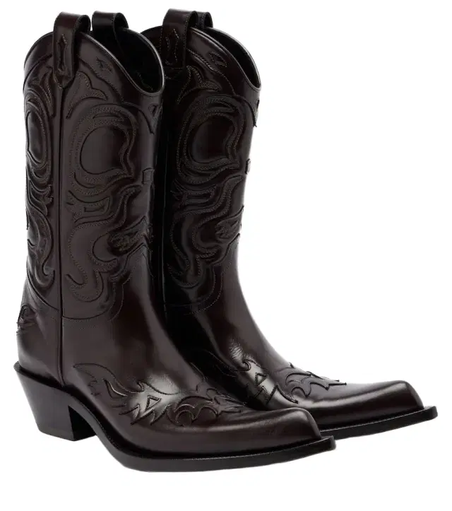 Bouni leather cowboy boots