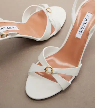 Aquazzura Iza leather slingback sandals | Thumbnail 3 Aquazzura Iza leather slingback sandals | Thumbnail 3