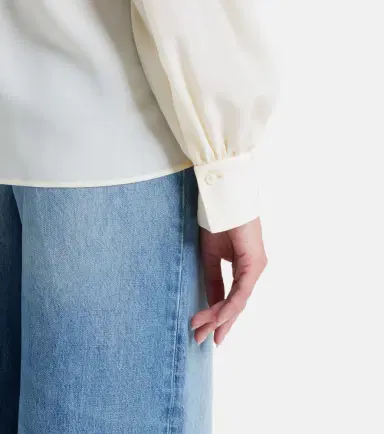 Chloé Chloé Lace-trimmed silk crêpe de chine blouse | Thumbnail 2