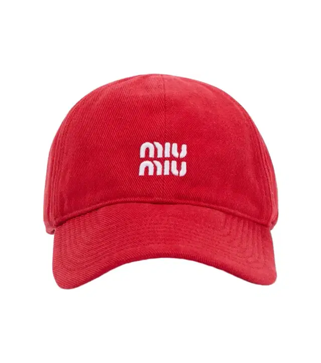 Logo denim baseball cap