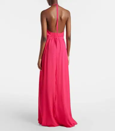Joseph Zuzi halterneck crêpe maxi dress | Thumbnail 3
