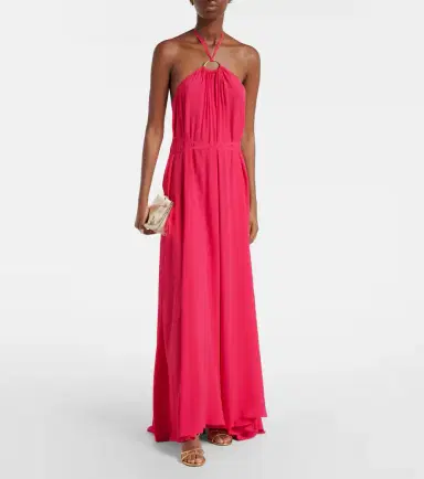 Joseph Zuzi halterneck crêpe maxi dress | Thumbnail 4