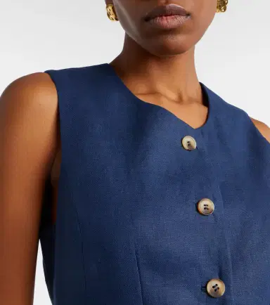 Posse Matilda linen vest | Thumbnail 3 Posse Matilda linen vest | Thumbnail 3
