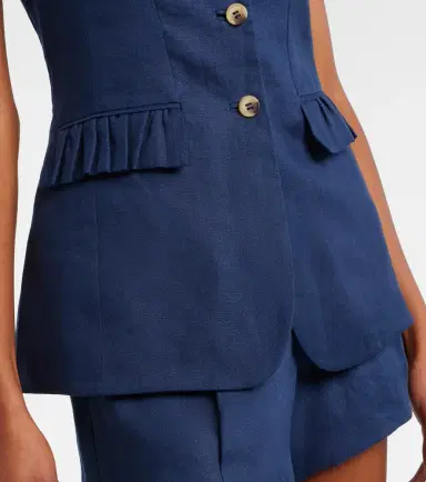 Posse Matilda linen vest | Thumbnail 5 Posse Matilda linen vest | Thumbnail 5