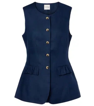 Posse Matilda linen vest | Thumbnail 1 Posse Matilda linen vest | Thumbnail 1