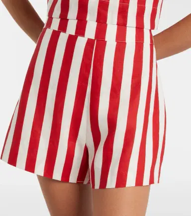 Posse Perri striped linen shorts | Thumbnail 4