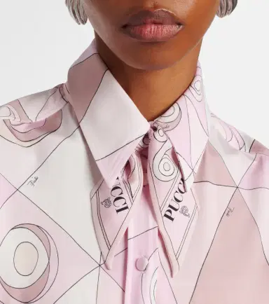 Pucci Iride and Rombi silk twill scarf | Thumbnail 4