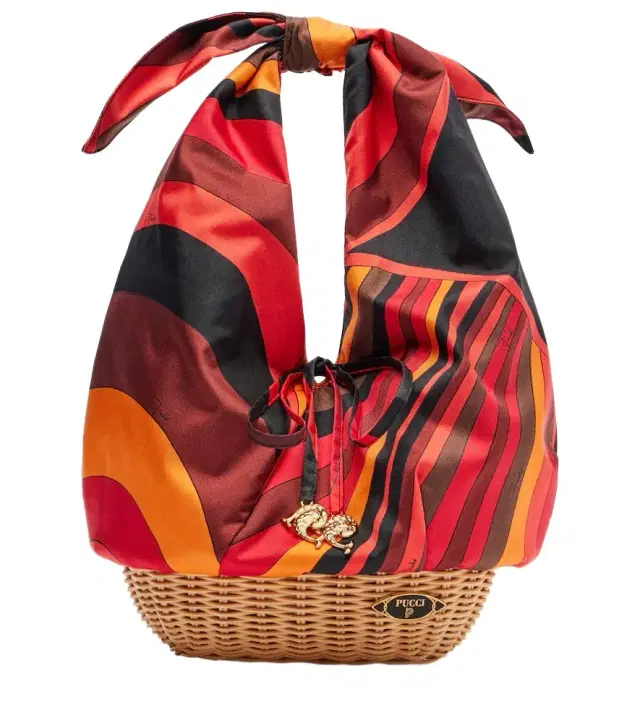 Pucci Picnic Iride silk top-handle bag