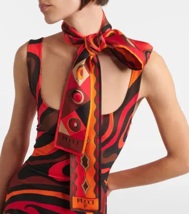 Pucci Manuba silk twill scarf | Thumbnail 4