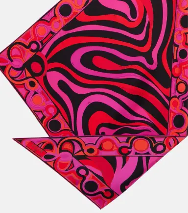 Pucci Iride silk twill scarf | Thumbnail 2