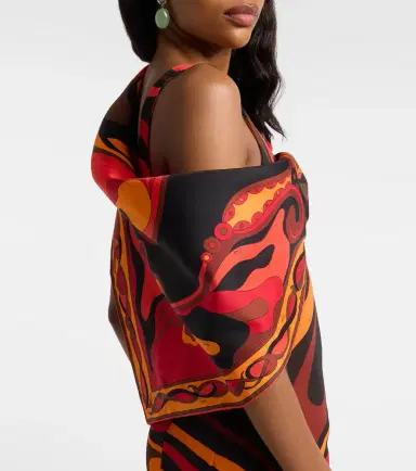 Pucci Manuba silk twill foulard scarf | Thumbnail 5