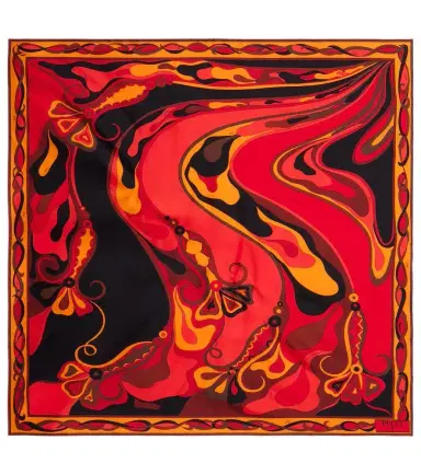 Pucci Manuba silk twill foulard scarf | Thumbnail 1