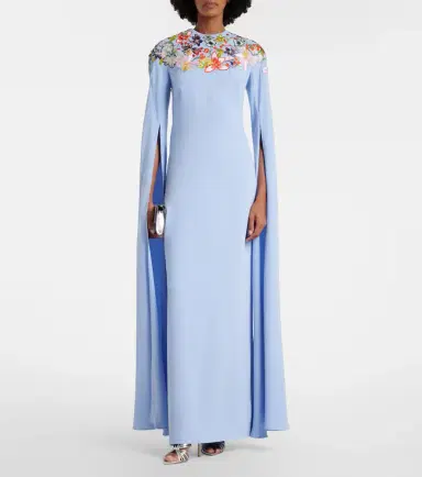 Costarellos Embroidered gown | Thumbnail 3
