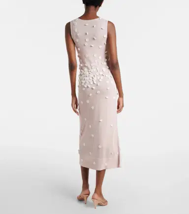 Altuzarra Nelly floral-appliqué midi dress | Thumbnail 2
