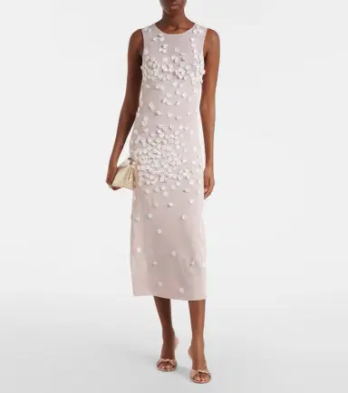 Altuzarra Nelly floral-appliqué midi dress | Thumbnail 3