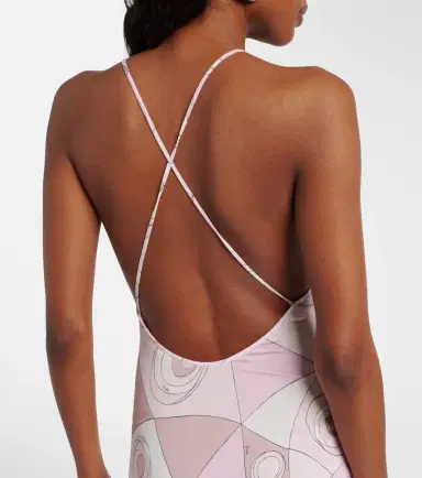 PUCCI Occhi draped satin jersey minidress | Thumbnail 4