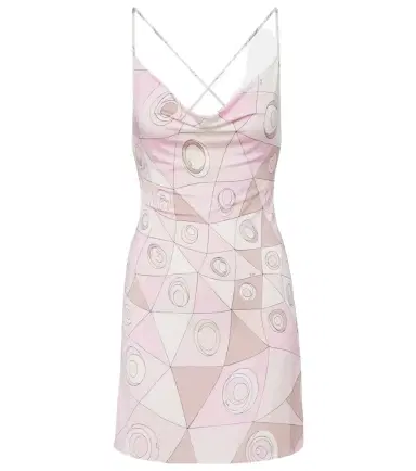PUCCI Occhi draped satin jersey minidress | Thumbnail 1