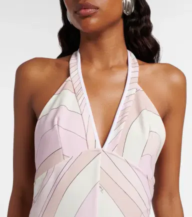 PUCCI Iride satin jersey romper | Thumbnail 4