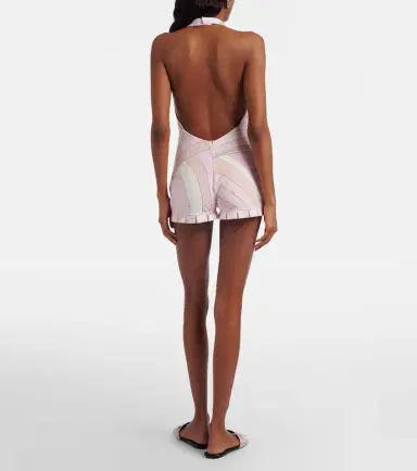 PUCCI Iride satin jersey romper | Thumbnail 6