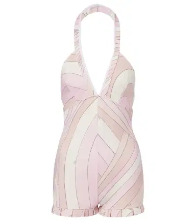 PUCCI Iride satin jersey romper | Thumbnail 1