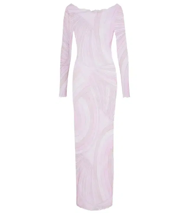 Pucci Iride sheer tulle maxi dress
