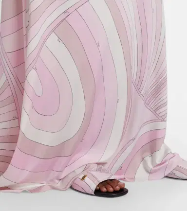 Pucci Iride satin jersey maxi skirt | Thumbnail 3