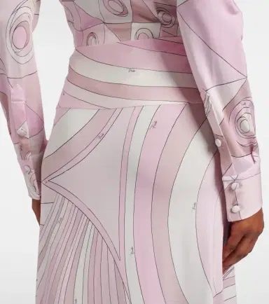 Pucci Iride satin jersey maxi skirt | Thumbnail 6
