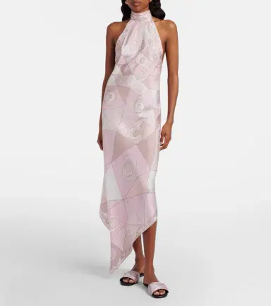 Pucci Occhi silk twill maxi dress | Thumbnail 4