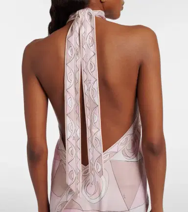 Pucci Occhi silk twill maxi dress | Thumbnail 5