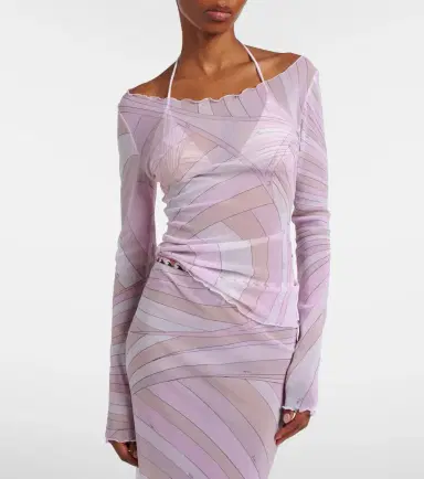 Pucci Iride tulle top | Thumbnail 6