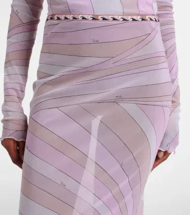 Pucci Iride tulle maxi skirt | Thumbnail 2