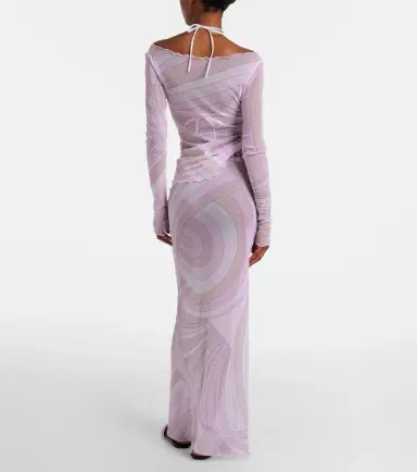 Pucci Iride tulle maxi skirt | Thumbnail 4
