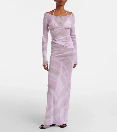 Pucci Iride tulle maxi skirt | Thumbnail 5