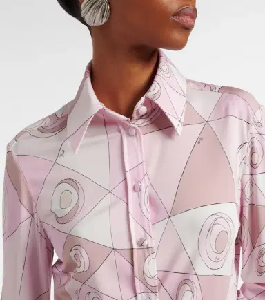 PUCCI Occhi satin jersey shirt | Thumbnail 2