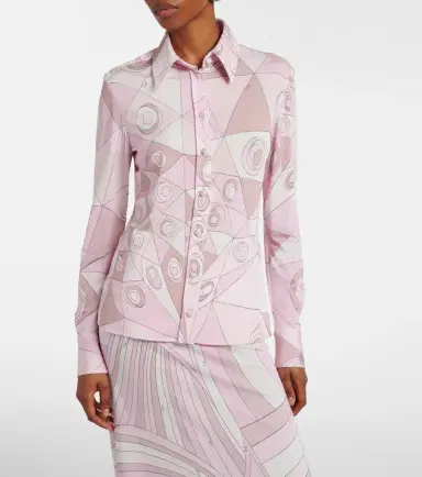 PUCCI Occhi satin jersey shirt | Thumbnail 5