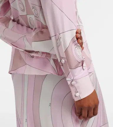 PUCCI Occhi satin jersey shirt | Thumbnail 6