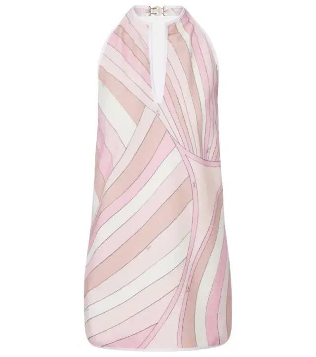 Occhi cotton-blend minidress