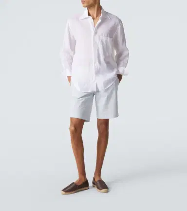Vilebrequin Brad striped seersucker Bermuda shorts | Thumbnail 3